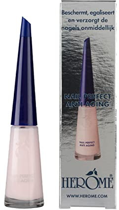 Herome Vernis Ongles Parfaits Anti-Age - Vernis à Ongles Anti Striés - Protège, Lisse et Soigne les Ongles (Nail Perfect Anti-Ageing) - 10ml.