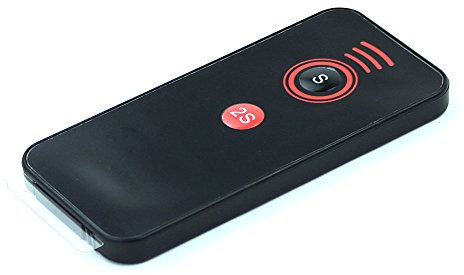 subtel Control Remoto Compatible con - Disparador infrarrojo RMT-DSLR1 Liberación/Disparador cámara, Mando a Distancia, Camera Remote Control Shutter Release