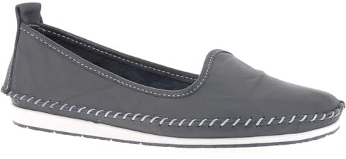 Andrea Conti 0027449 Damen Slipper Ballerinas Mokassins, Größe:41 EU, Farbe:Blau
