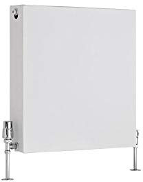 Milano Mono White Type 22 Horizontal Double Flat Panel Convector Radiator - 600mm x 600mm