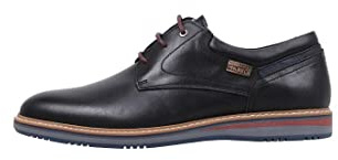 Pikolinos Avila Zapatos Cordones Hombre | en Cuero | Plantilla Extraíble en Color Negro