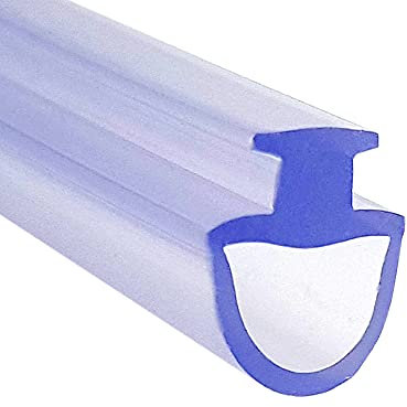 Soft Flexible Rubber Shower Seal | for Bi Folding Doors & Shower Screens | Fits Into Channel | BIF060 (2 Metres)