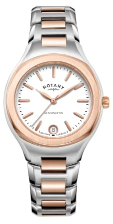 Rotary Kensington Ladies Watch (LB05107/02 Two-Tone Rose Gold)