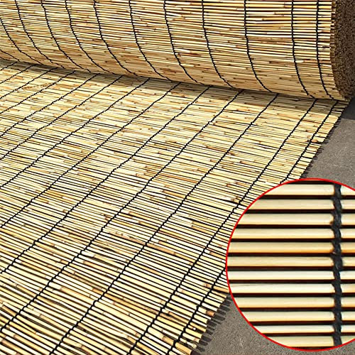 Schilf Sichtschutz Zaun Balkon,Bambus Sichtschutz,Schilfrohrmatte,dekorativer Zaun für den Außenbereich,Sichtschutz Gartenzaun,Windschutz & Sonnenschutz,für Garten, Terrasse, Balkon, Indoor Deko ( Siz