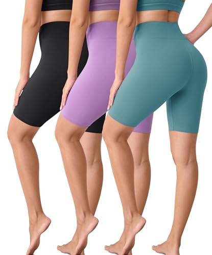 VALANDY Creamlush 8 High Waisted Cycling Shorts for Women