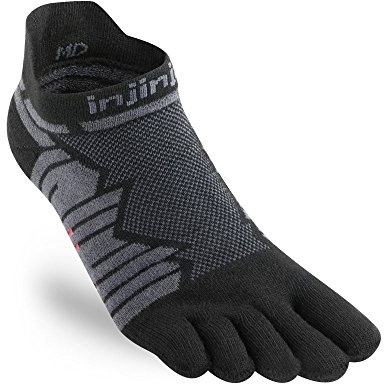 Injinji Ultra Run No-Show Socken, Onyx