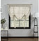 Exclusive Home Belgian Tie Up Shade Durchsichtiger Lampenschirm mit Tasche zum Raffen, Polyester, Taupe, 137W x 160H cm
