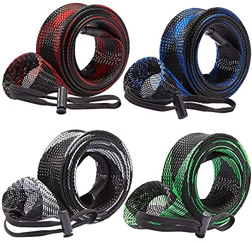 Bassdash Angelrutensocken Angelrutenhülle Schutzhülle für Angelrute Spincasting Ruten Spinnruten Rutentasche Schutzruten für Angelruten bis 7-1 / 2ft