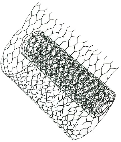 Milisten - Malla de alambre de 100 x 12 pulgadas para jardín y valla pesada red de floristería DIY fácil de cortar para flores y aves de corral
