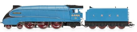 Hornby TT:120 Steam Train - TT3007M LNER Class A4 4-6-2 4468 'Mallard' - Era 3 TT Gauge Locomotives for Train Set, Engine Models for Adults - 1:120 Scale Model Gift, Blue