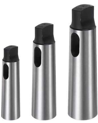 QUARKZMAN 3pz Morse Cono Adattatore Mt2—1、Mt3—2、Mt4—3 Precisione 0.02mm Alto Tenore Carbonio Acciaio Trapano Manicotto Riduzione Trapano Mandrino Manicotto per Tornio Fresatura Parte