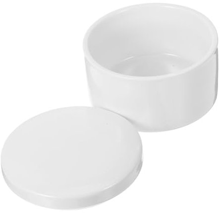 Homoyoyo Boîte à Bijoux Céramique Blanche Organiseur Pour Bagues Et Boucles Oreilles Boîte De Rangement Élégante Et Pratique Avec Espace Suffisant Accessoire Et Sobre Pour Bijoux