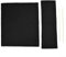 Eawfgtuw Directors Chair Cover, Outdoor Garden Canvas Seat Replacement, 48x38cm Waterproof Fabric, Chair Replacement Fabric, Waterproof Chair Cover, Garden Furniture Accessory(Black)