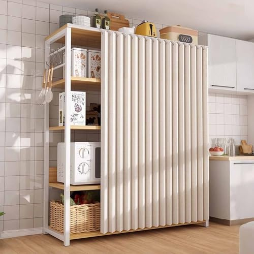 YWQJL Cortina Cocina Ventana Opaca Cortinas Cocina Sin Taladrar Cortina De Cocina Cortina para Ventana De Baño Cortinas para Cocina con Rieles Deslizantes(#1,W50xH80cm)