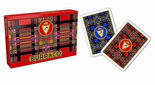 Modiano Burraco Scozzese – Carte da Burraco con Pinella in cartoncino duplex 350 g/mq – Ideali per Ramino Poker Canasta Scala 40 – 100% Made in Italy