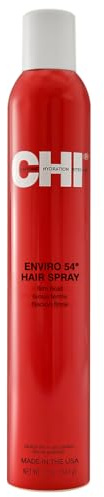 CHI Enviro 54 Hairspray, Firm Hold, Lightweight Spray Finishes & Secures Hairstyles, Sulfate, Paraben & Gluten-Free, 12 Oz