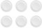 Olympia Athena Narrow Rimmed Plates 284mm/11 1/4 Pack of 6 - White Fully Vitrified Porcelain Dinner Set Restaurant Tableware Dishwasher Safe CF365