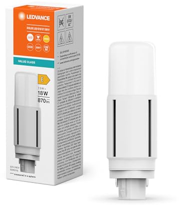 Osram Iluminación general Dulux Led D18 VT EM & AC Mains 7,5 W G24D 3000 K 2 pines