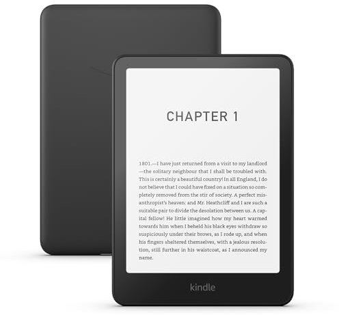 Zertifiziert und generalüberholt Amazon Kindle Paperwhite (16 GB) – Unser schnellster Kindle, mit neuem 7-Zoll-Display und wochenlanger Akkulaufzeit – mit Werbung – schwarz