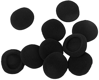 Milisten 10 Piezas Almohadillas Cojines Espuma Suave Almohadillas De Repuesto Almohadilla para Oreja 40mm Altavoz De Espuma De 40 Mm Almohadilla De 40 Mm Cubierta De Esponja Auricular