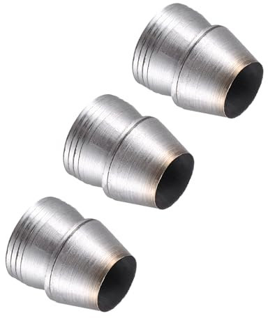 CoCud Coins de Poignée Ronde, Diamètre de 18 mm, Kit de Coins en Acier Au Carbone pour Prévenir La Fissuration Des Manches de Marteau - (Applications : pour Hache), 3 Pièces