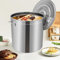 50L Kochtopf Groß, Universaltopf Suppentopf Edelstahl Suppentopf Küche Gastronomie Kochtopf mit Korb & Deckel für Restaurants, Cafeterias, Buffets