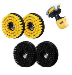 Mellif - Limpiador giratorio eléctrico para batería de 20 V máximo (sin batería), cepillo de limpieza inalámbrico con 2 cabezales de cepillo de limpieza