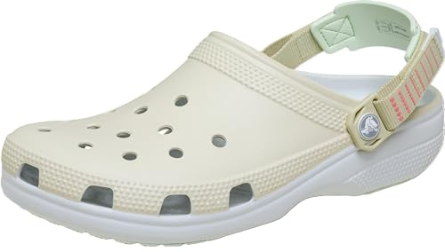Crocs Unisex-Adult Classic Turbo Clog, Bone, 13 Women/11 Men