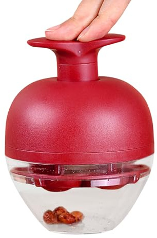 Deshuesador De Cerezas – Deshuesador De Ciruela De Cereza De 4 Agujeros | Herramienta Multifuncional De Deshuesador De Oliva De 15x10 Cm, Removedor De Núcleo De Acero Inoxidable De Abs Para Mermelada