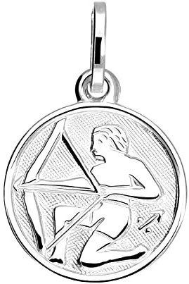 Zodiac Round – stjärntecken hänge 925 [silver], Sterlingsilver, Ej tillämpligt