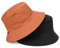 TAGVO Fischerhut Beideseitig Tragen Damen Große Bucket Hat XXL Sonnenhut Outdoor Unisex 100% Baumwolle Faltbar Sommerhut Eimerhut Für Kopf 58-65