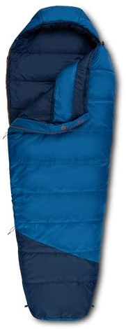 Kelty Mistral Down Sleeping Bag, 550 Fill Power Budget Down-Filled Camping Bag, Water Resistant, Lightweight, 3-Season, 2025 Update (20 Degree, Regular)