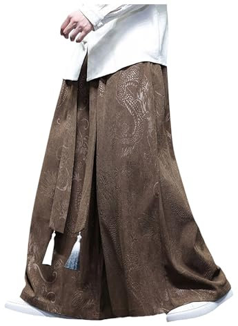 CEWIFO Costumi di Pasqua Pantaloni da Lavoro Uomo Bianchi Pittore Jeans Chiari Larghi Casa Microfibra Slim Fit Ragazzo Tuta Neri