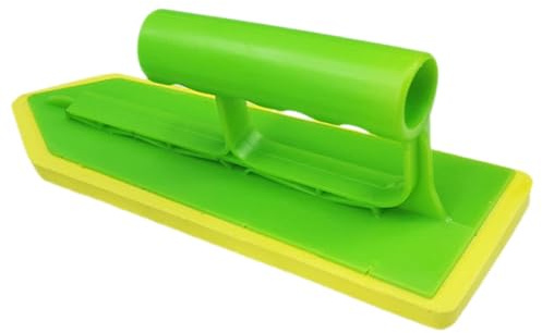 Alipis Cazzuola per Cartongesso Manico Ergonomico in Gomma Eva, Frattazzo Portatile per Stuccatura Pavimenti e Piastrelle, Spugna Galleggiante per Sigillatura e Calafataggio