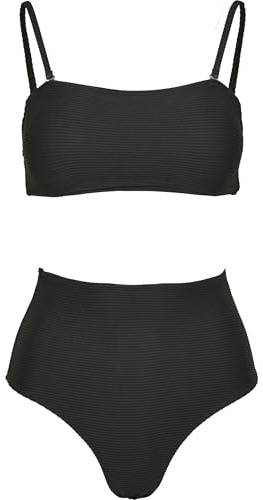Urban Classics Bikini de Cintura Alta para Mujer Juego de Bikini Mujer