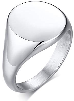 VNOX Cresta Familiar Personalizada/Logotipo/Emblema Nacional/Anillo de Sello Anillo de Acero Inoxidable para Hombres