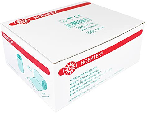 Nobamed elastische Mullbinden Nobatex 20 Stück (6 cm x 4 m)