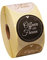 Rollenetiketten 50x50mm (Öffnen und Freuen) - 1000 Stück auf Rolle