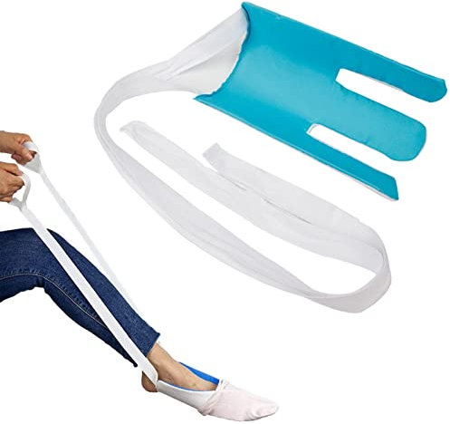 Anziehhilfe Für Socken Und StrüMpfe,Seniorenhilfe,Knie HüFt-Op Reha Sets,Sockenanzieher Sockenanziehhilfe,Sockenanziehhilfe,Anziehhilfe Für KompressionsstrüMpfe,Für äLtere,Schwangere Frauen