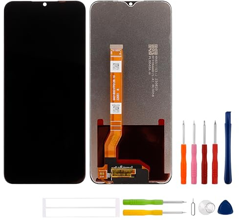 swark Ny LCD-pekskärm digitizer-byggsats för Oppo A78 5G CPH2483, CPH2495 LCD Display Pekskärm Replacement med uppdaterad reparationsverktygssats, svart