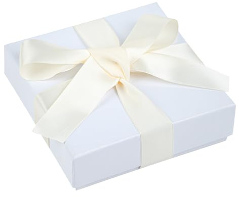 Gift Tek 10 Yards x 1 Inch Satin Ribbon, 1 Single Faced Fabric Ribbon - Wide, Vibrant, Ivory White Polyester Ribbons, Solid Colored, for Gift Wrapping, Crafts, Weddings, Parties - Restaurantware
