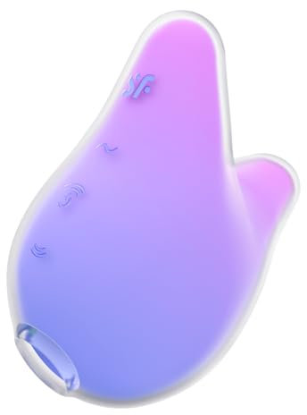 Satisfyer Mermaid Vibes | 9,5 cm | Klitoris-Stimulation | Druckwellen-Vibrator | 11 Druckwellen-Intensitäten | 12 Vibrationsprogramme | Wasserdicht (IPX7) | Hautfreundliches Silikon, Farbe:violet