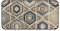 Retro Hexagon Beige Teppiche für Schlafzimmer, waschbarer Teppichläufer, großer Teppich