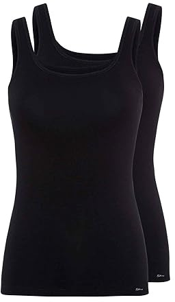 Skiny Damen Advantage Cotton Tank Top (DE/NL/SE/PL, Numerisch, 40, Regular, Regular, schwarz)