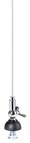 Midland - VH 1 Antenna Auto e Altri Veicoli VHF/UHF per Radio Frequenza 108-550 MHz, Compatta, Alta Prestazione, Lunghezza 51 cm, Potenza Max 100 W, Impedenza 50O hm, ROS 1:1.1 - Montaggio Universale