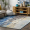 nuLOOM Waterfall Vintage Abstract Teppich, Blau, 152 cm x 243.8 cm