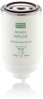 MANN-FILTER WK 842/6 Fuel Filter - for Off-Highway Applications
