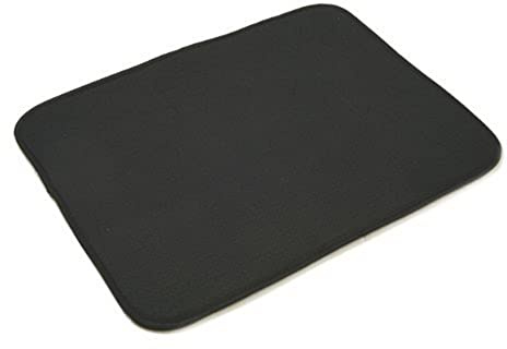 Norpro 18 by 16-Inch Microfiber Dish Drying Mat, Black