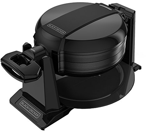BLACK+DECKER Rotating Waffle Maker, Black, WMD200B