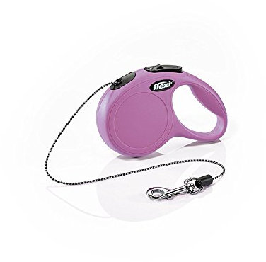 flexi® CAT XS Seil 3 m pink, Roll-Leine für Katzen und Kleintiere bis 8 kg
